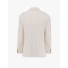 Roma double-breasted blazer with removable iconic brooch
