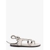 Morosia leather thong sandals with metal ring