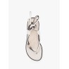 Morosia leather thong sandals with metal ring