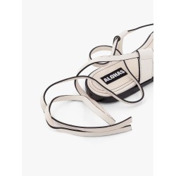 Morosia leather thong sandals with metal ring