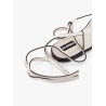 Morosia leather thong sandals with metal ring