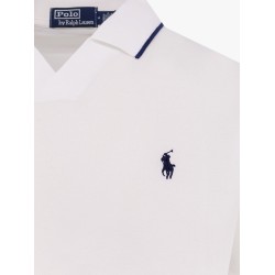 Cotton polo shirt with logo embroidery
