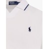 Cotton polo shirt with logo embroidery