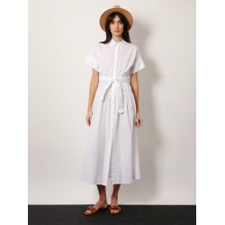 Agoraio cotton chemisier dress