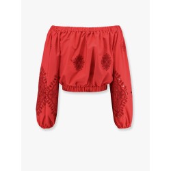 Tulip cotton top with embroidery