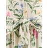 Spritz cotton chemisier dress with multicolor print