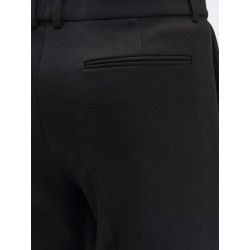 Tuxedo wool trouser with lateral satin bands
