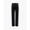 Tuxedo wool trouser with lateral satin bands