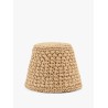 Jasmine rafia cloche hat
