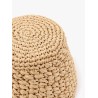 Jasmine rafia cloche hat