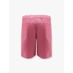 Linen bermuda shorts