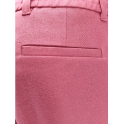 Linen bermuda shorts