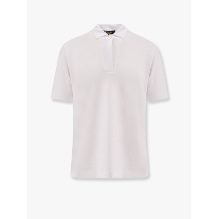Linen polo shirt