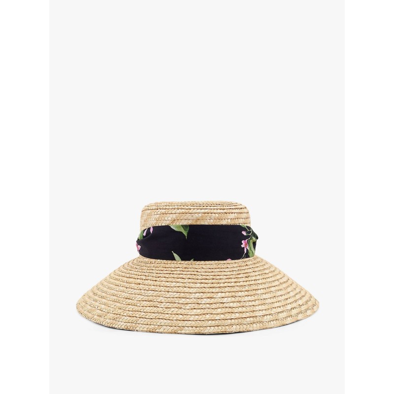 Madeleine rafia hat