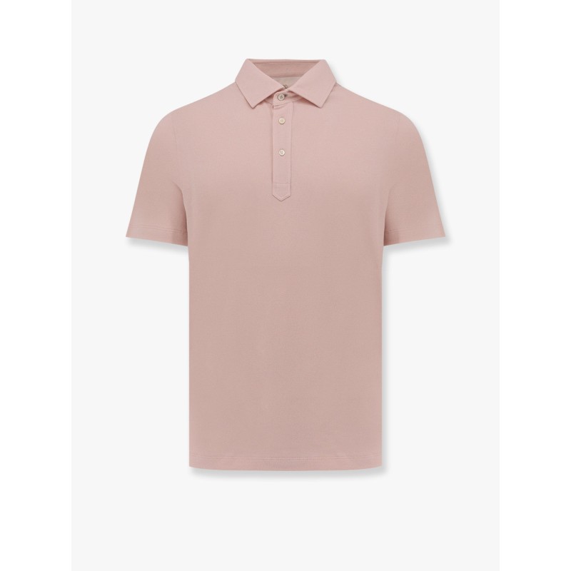 Piquet cotton polo shirt