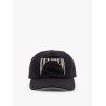 Cotton baseball hat with logo on the front