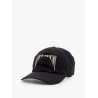 Cotton baseball hat with logo on the front