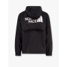 Nylon jacket with logo on the front and on the back