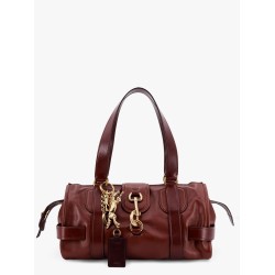 Kerala 25 leather handbag with maxi hook on the front