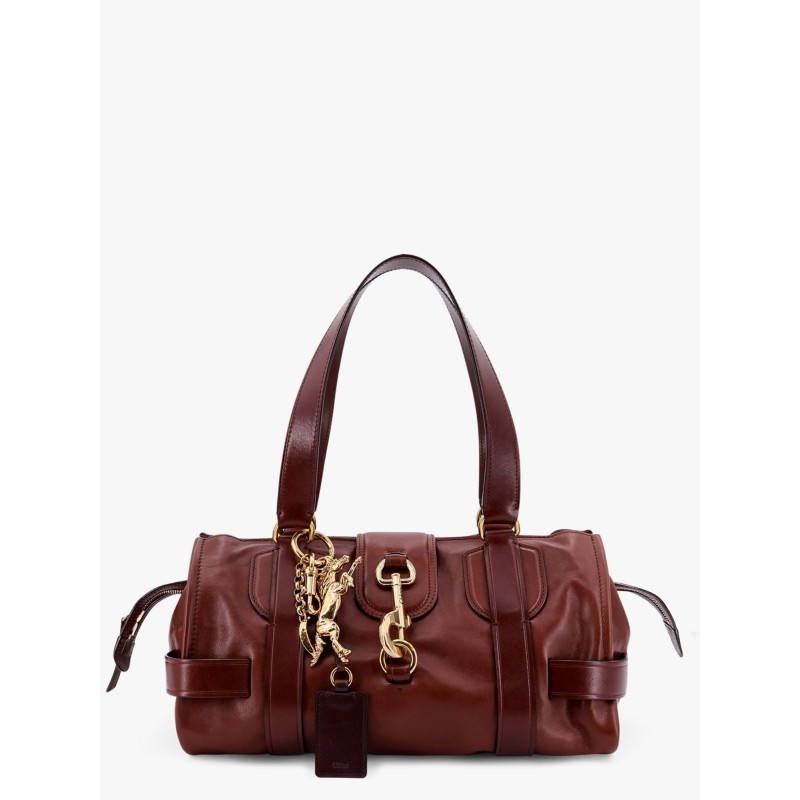Kerala 25 leather handbag with maxi hook on the front