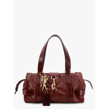 Kerala 25 leather handbag with maxi hook on the front