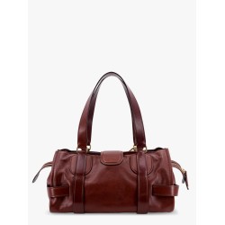 Kerala 25 leather handbag with maxi hook on the front