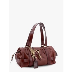 Kerala 25 leather handbag with maxi hook on the front