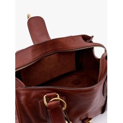 Kerala 25 leather handbag with maxi hook on the front