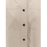 Water-resistant bonded cotton poplin hooded jacket with heat-bonded seams