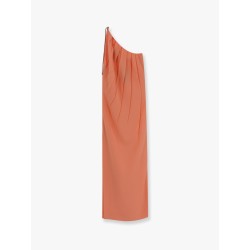 Pontida long dress with metal detail