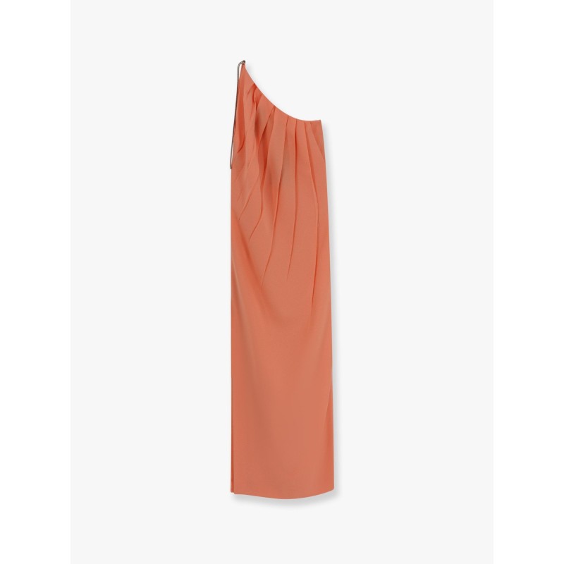 Pontida long dress with metal detail