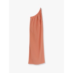 Pontida long dress with metal detail