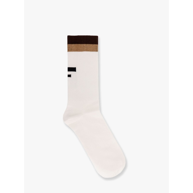 Ribbed cotton socks