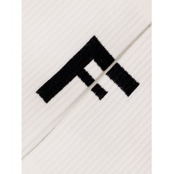 Ribbed cotton socks