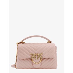Matelassé leather handbag with iconic love birds buckle