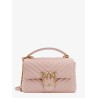 Matelassé leather handbag with iconic love birds buckle