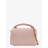 Matelassé leather handbag with iconic love birds buckle