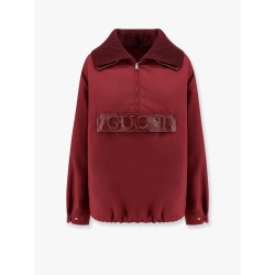 Gucci rosso ancora technical gabardine jacket