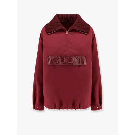 Gucci rosso ancora technical gabardine jacket