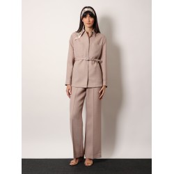 Ff diagonal 3d wool trouser