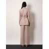 Ff diagonal 3d wool trouser
