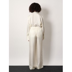 Jogger silk trouser