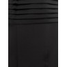Satin trouser with pleated waist