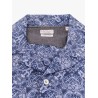 Cotton easy fit shirt with all-over print