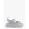 Rubber sandals with ugg embossed detail