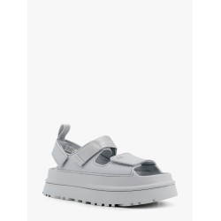 Rubber sandals with ugg embossed detail