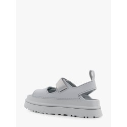 Rubber sandals with ugg embossed detail