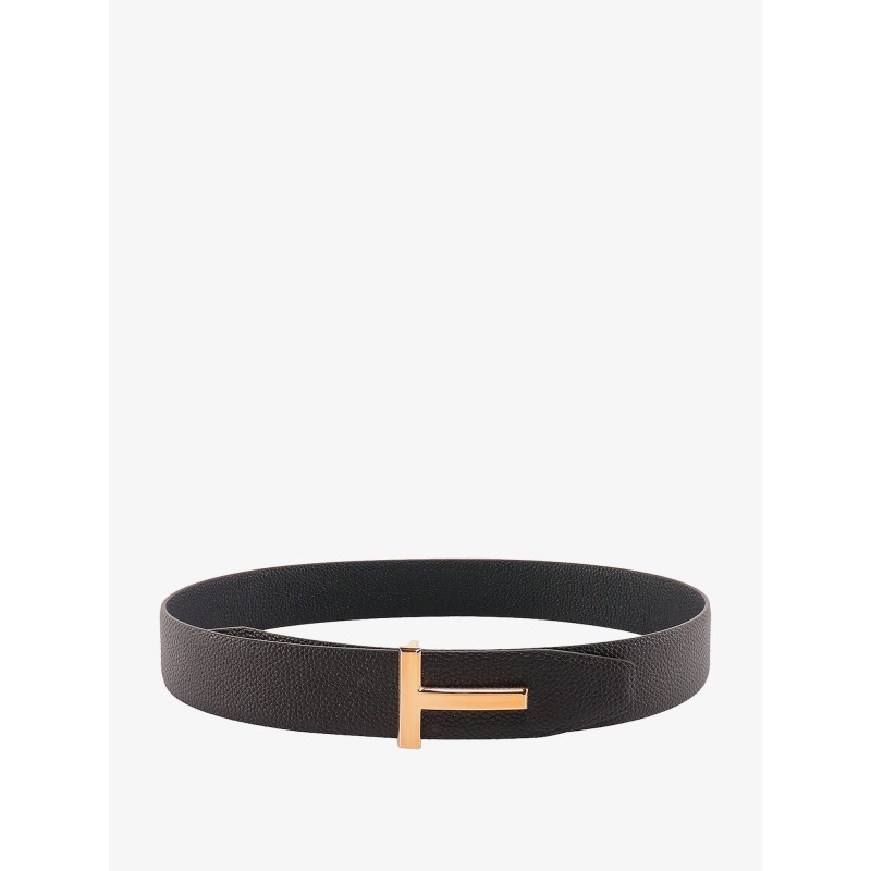 Hammered leather belt