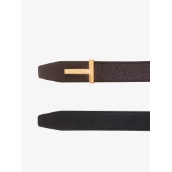 Hammered leather belt