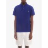 Cotton polo shirt with embroidered logo